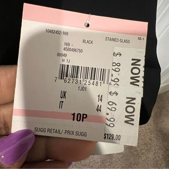 NWT $129 Kasper Black Blazer Elegant Suit Blazer Jacket - Picture 7 of 7